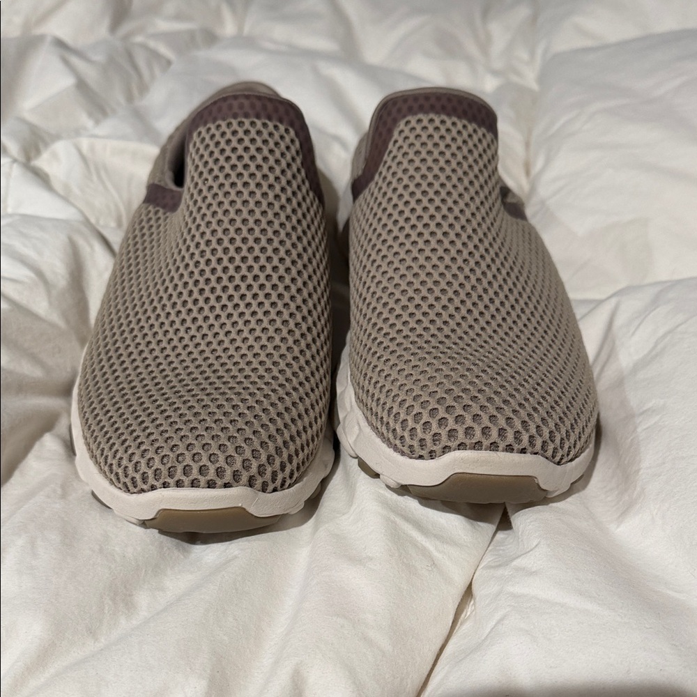 Merrell Tan Mesh Slip-On Mules
